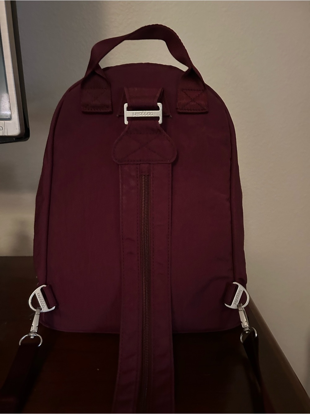 Baggallini Wine Red Small Backpack - Picture 2 of 5